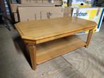 Vintage salontafel massief eiken, Huis en Inrichting, Tafels | Salontafels, Ophalen, 100 tot 150 cm, Eikenhout, 50 tot 100 cm