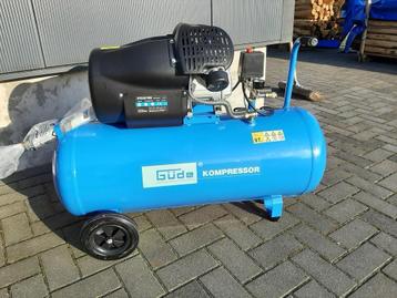Gude 412/8/100 2 Cilinder compressor 100 liter ketel!! beschikbaar voor biedingen