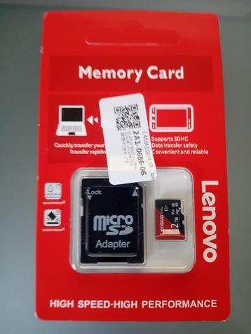 MICRO SD KAART 2 TB NIEUW IN VERPAKKING beschikbaar voor biedingen