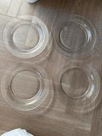 Glazen Borden Set, Gebruikt, Ophalen of Verzenden, Glas, Bord(en)
