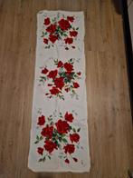 VINTAGE WILENDUR TAFELLOPER ROYAL ROSE PATROON 130X40, Ophalen of Verzenden, Rechthoek