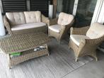 Tuinset, Tuin en Terras, Tuinsets en Loungesets, Ophalen, 4 zitplaatsen, Gebruikt, Rotan