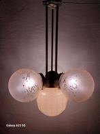 Art Deco kroonluchter gesigneerd Frères Muller Luneville, Antiek en Kunst, Ophalen of Verzenden