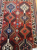 Handgeknoopt perzisch tapijt yalameh 95x55, Huis en Inrichting, Stoffering | Tapijten en Kleden, Info@SlatsAntiek.nl, Crème, 50 tot 100 cm