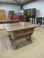 Oer 11403 ANTIEKE 18e eeuwse eikenhouten betaaltafel, Antiek en Kunst, Ophalen