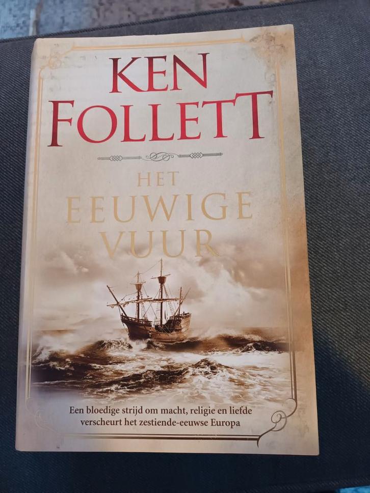 Ken Follett - Het eeuwige vuur Kingsbridge serie, Boeken, Literatuur, Gelezen, Ophalen of Verzenden