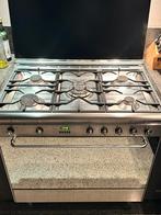 Smeg 5-pits gasfornuis met hetelucht oven, Ophalen, Gebruikt, 60 cm of meer, Grill