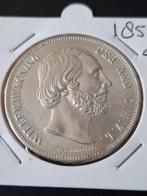 2 1/2 Gulden (Rijksdaalder) 1852 in zeer mooie kwaliteit., Postzegels en Munten, Munten | Nederland, Koning Willem III, Zilver