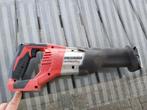 Milwaukee reciprozaag M18, DEFECT, voor onderdelen of klussr, Doe-het-zelf en Verbouw, Gereedschap | Zaagmachines, Gebruikt, 70 mm of meer