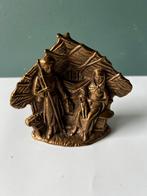 Kerststal van gegoten messing, Ophalen of Verzenden