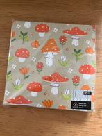 Nieuw/papieren servetten herfst paddenstoelen/decoratie, Huis en Inrichting, Ophalen of Verzenden, Nieuw, Beige, Overige typen