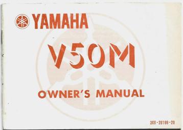 Yamaha V50 handleiding manual (7599z) bromfiets scooter beschikbaar voor biedingen