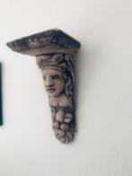 oude wandconsole  Egyptisch /Grieks gezicht  binnenof buiten, Antiek en Kunst, Ophalen of Verzenden