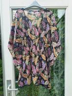 Top/blouse/tuniek in zwart met verenprint XXL 44, Ophalen of Verzenden, Nieuw, Maat 42/44 (L), Zwart