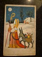 Antieke kaart ansichtkaart sinterklaas, Ophalen