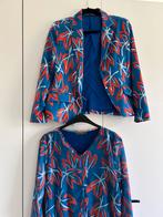 Gaaf 3 delig pak van Lizzy en Co maat m/l, Maat 38/40 (M), Kostuum of Pak, Blauw, Nieuw
