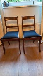 2 mahonie houten stoelen, Antiek en Kunst, Ophalen of Verzenden