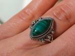 Vanoli 925 zilveren ring met malachiet maat 16,75, Sieraden, Tassen en Uiterlijk, Ringen, Daiva1973@hotmail.com, Vanoli, Amsterdam