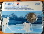 Slowakije 2 euro 2025 BU IJshockey Coincard, Postzegels en Munten, Munten | Europa | Euromunten, Ophalen of Verzenden, Slowakije