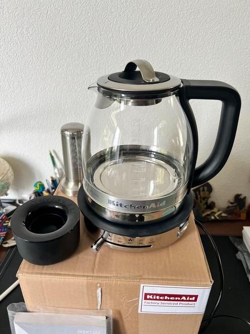 Kitchen Aid waterkoker/theeketel, Witgoed en Apparatuur, Waterkokers, Nieuw, 1 tot 2 liter, Rvs, Ophalen of Verzenden