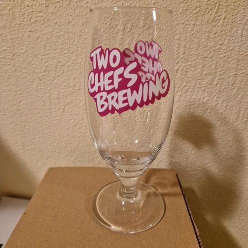 Te koop Two Chefs Brewing Bierglazen, Verzamelen, Biermerken, Zo goed als nieuw, Glas of Glazen, Overige merken, Ophalen of Verzenden
