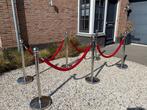 Paaltjes en koorden rood of zwart met rode loper huren 30,-, Ophalen, Zo goed als nieuw, Overige