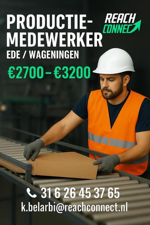 Productie Medewerker, Vacatures, Vacatures | Zakelijke dienstverlening, LBO / VMBO, Starter, Vast contract, Geschikt als bijbaan