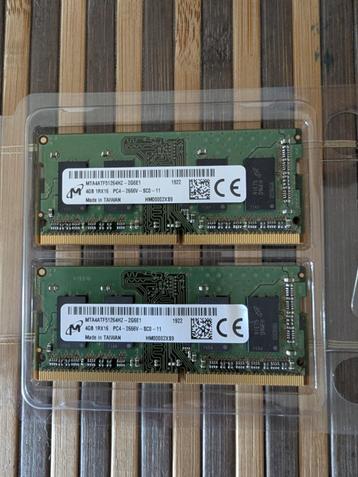 DELL 2 x 4 GB RAM geheugen R2x8 2666 mHZ SODIMM DDR4 beschikbaar voor biedingen