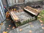 Houten Zandbak met Deksel incl zand, Kinderen en Baby's, Ophalen, Gebruikt