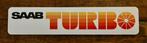 SAAB retro Turbo 70s    - showplaat, Verzamelen, Ophalen of Verzenden, Zo goed als nieuw, Auto's