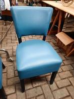 HORECA/ EETKAMERSTOELEN 6 STUKS, Ophalen, Overige materialen, Blauw, Zo goed als nieuw
