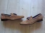 Pertini.  Heren    Loafers  - Suède  -  maat 43, Bruin, Zo goed als nieuw, Loafers, Ophalen