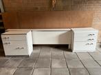 nachtkastjes plus bed achterwand, Huis en Inrichting, Slaapkamer | Nachtkastjes, Ophalen, Overige materialen, Gebruikt, 55 tot 70 cm