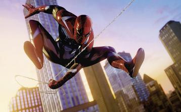 Spiderman Vlies Behang Jump - 400x250 - Gratis Verzending beschikbaar voor biedingen