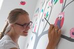 Muurschilderingen ||  kinderkamers  ||  babykamer, Ophalen, Oorspronkelijke maker, Nieuw, 125 cm of meer