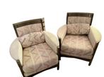 2 Giorgetti New Gallery Low fauteuils, Italiaans Design, Huis en Inrichting, Fauteuils, 75 tot 100 cm, 75 tot 100 cm, Zo goed als nieuw