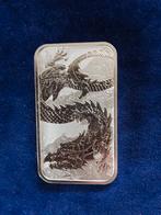Rectangle dragon 2023 1 oz zilver baar, Ophalen of Verzenden, Zilver