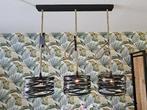 Hanglamp 3-lichts Jaro / Twist - Ca. 140h x 115b x 31d (cm), Huis en Inrichting, Lampen | Hanglampen, Ophalen, Gebruikt, Metaal