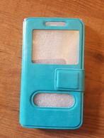 Telefoonhoesje LG L90 blauw met vensters, Ophalen of Verzenden, Nieuw, Overige modellen, Hoesje of Tasje