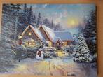kerst schilderij met verlichting, Diversen, Kerst, Ophalen, Zo goed als nieuw