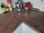 Natuursteen multi color  aanrechtblad, Huis en Inrichting, Keuken | Keukenelementen, Rood, Ophalen of Verzenden, Zo goed als nieuw