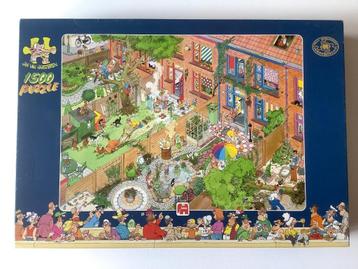 Vintage puzzel 1500 Jan van Haasteren De buren 100% compleet beschikbaar voor biedingen