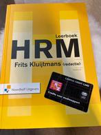 Leerboek HRM - Frits Kluijtmans, Ophalen of Verzenden, Zo goed als nieuw, HBO