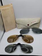 Vintage Polaroid Opzet Zonnebrillen, Sieraden, Tassen en Uiterlijk, Zonnebrillen en Brillen | Heren, Ophalen of Verzenden, Bruin