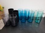 11 Delige Unique Blauwe , Paars Coca Cola glazen /, Verzamelen, Glas en Borrelglaasjes, Frisdrankglas, Ophalen of Verzenden, Zo goed als nieuw