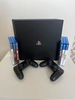 PlayStation 4 Pro 1 TB, Ophalen, Met games, Met 2 controllers, Zo goed als nieuw