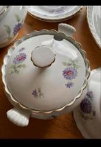 Mosa Maastricht servies-> paarse margriet, Antiek en Kunst, Antiek | Servies los, Ophalen of Verzenden