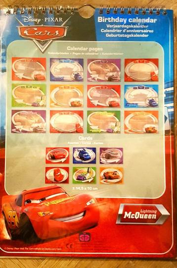 CARS verjaardagkalender beschikbaar voor biedingen