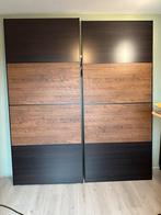 Pax schuifdeuren voor kast 200x236 met Mehamn panelen, Ophalen, 100 tot 150 cm, 200 cm of meer, Zo goed als nieuw