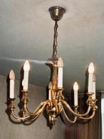 kroonluchter+wandlampje, Huis en Inrichting, Lampen | Kroonluchters, Ophalen, Gebruikt, Glas, Klassiek